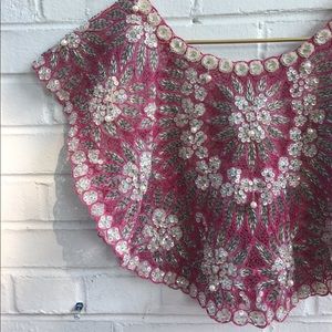 VINTAGE ▪️BEADED CAPLET